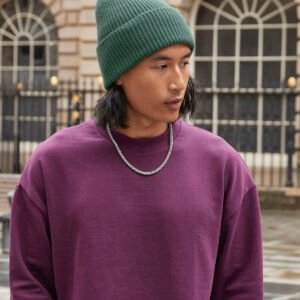 Oversized cuffed beanie