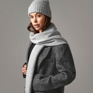 Knitted scarf and beanie gift set