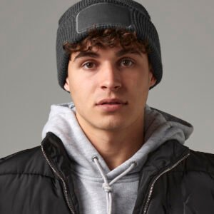Thinsulate™ patch beanie
