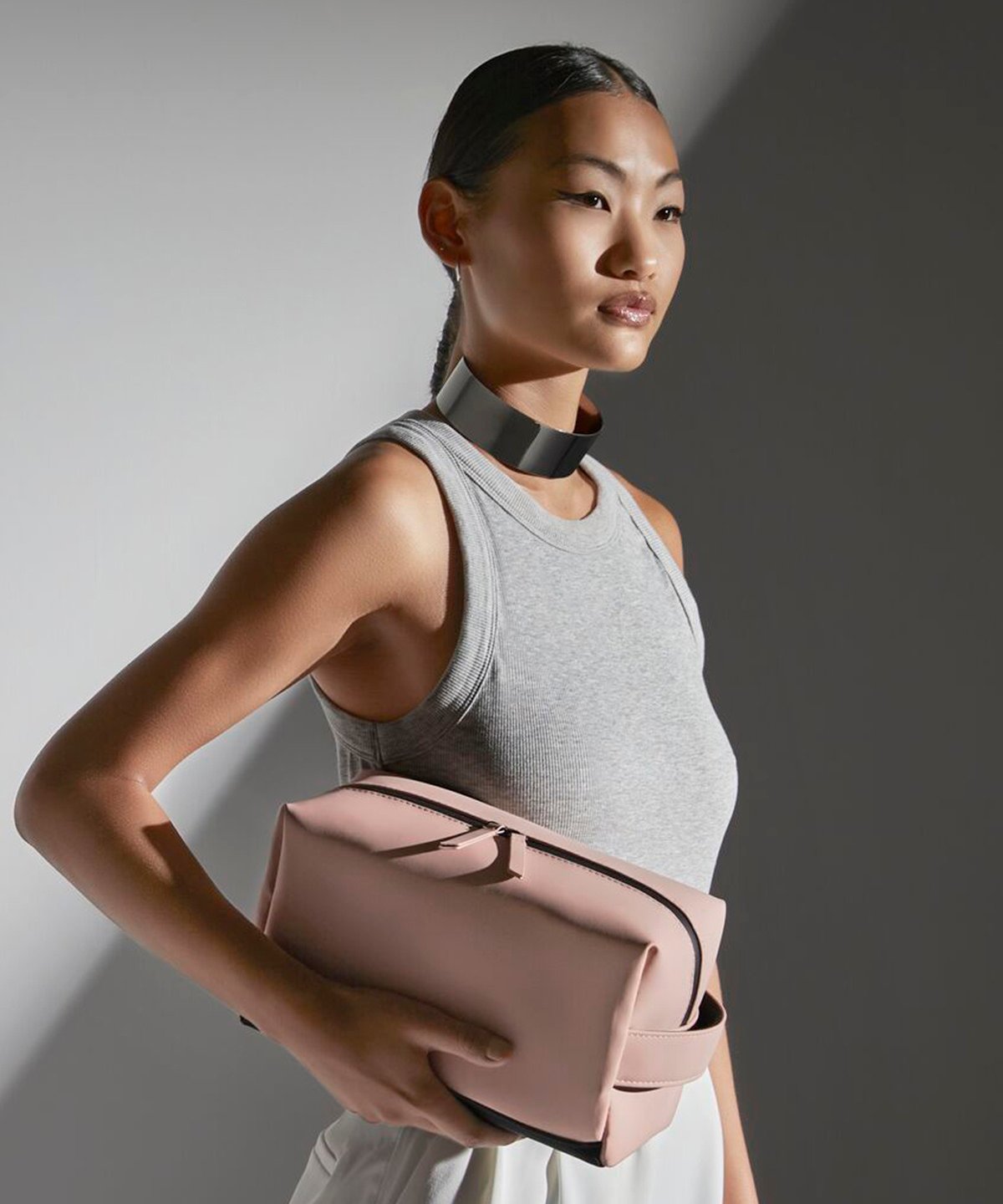 Matte PU toiletry/accessory case